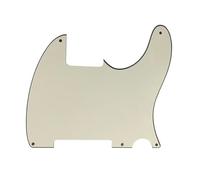 Guitare électrique Pickguard Plaque de Protection Pickguard De Guitare Tele Vierge À 5 Trous Blanc Noir Blanc Trois Couches