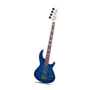 Guitare Électrique Pour Adulte Guitare Électrique Jazz Bass Professionnelle Adaptée Au Jeu Et À La Pratique Des Adultes(Blue)