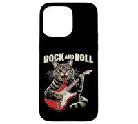 Guitare électrique pour Chat - Rock and Roll - Rocker - Chaton - pour Hommes et garçons Coque pour iPhone 15 Pro Max