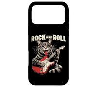 Guitare électrique pour Chat - Rock and Roll - Rocker - Chaton - pour Hommes et garçons Coque pour iPhone 17 Pro Max