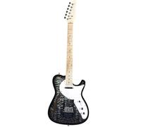 Guitare Électrique Pour Débutant Guitare Électrique Semi creuse Simple Trou En F Imprimée Pleine Grandeur En Tilleul Manche En Érable Accastillage Chromé