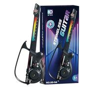 Guitare Électrique pour - Jouet Musical sans Fil, Instrument d'apprentissage Rechargeable, Fonction De Rythme Sonore Intégrée | Garçons Filles Jeunes Adolescents Voyage Salle De Classe