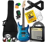 Guitare électrique - Pyle - Bleu Bleu