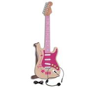 guitare électrique rock iGirl64 cm rose/brun clair