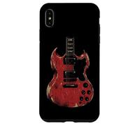Guitare électrique Rock N Roll Vintage Rock Band Guitariste Punk Coque pour iPhone XS Max