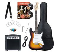 Pack Guitare Electrique Strat Single Coil Set 25W Amplificateur Housse Sunburst