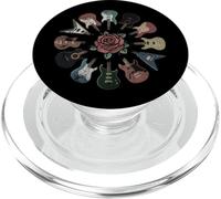 Guitare électrique Roses Punk Rock Band Vintage PopSockets PopGrip pour MagSafe