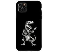 Guitare électrique Squelette Dinosaure Trex Halloween Garçons Filles Coque pour iPhone 11 Pro Max