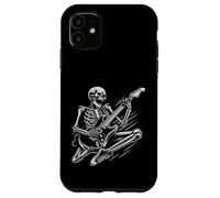 Guitare Electrique Squelette Rock and Roll Métal Coque pour iPhone 11
