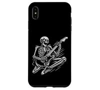 Guitare Electrique Squelette Rock and Roll Métal Coque pour iPhone XS Max