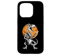 Guitare électrique Squelette Trex Dinosaure Halloween Garçons Filles Coque pour iPhone 15 Pro