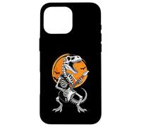 Guitare électrique Squelette Trex Dinosaure Halloween Garçons Filles Coque pour iPhone 16 Pro Max