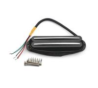 Guitare électrique ST, micro à double bobine, petite et grande piste de résistance, Alnico5 13K(Black+Chrome)