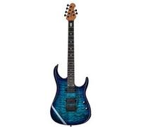 Guitare électrique Sterling Guitars JP150 Dimarzio Quilted Maple Cerulean Paradise Métal - Moderne