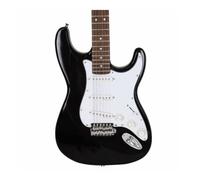 Guitare électrique style Stratocaster - V-tone - V-TONE EST 22 BK - 22 frettes - Manche érable - Noir et blanc
