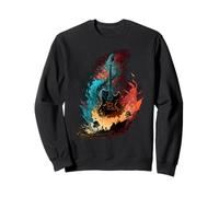 Guitare électrique : une symphonie de couleurs et de sons Sweatshirt