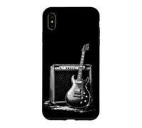 Guitare électrique Vintage et amplificateur Art Coque pour iPhone XS Max