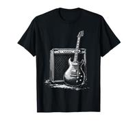 Guitare électrique Vintage et amplificateur Art T-Shirt