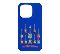 Guitare électrique « You Can Never Have Too Many Guitars » Coque pour iPhone 15 Pro