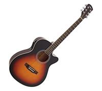 Guitare Électro-Acoustique à Pan Coupé par Gear4music, Sunburst
