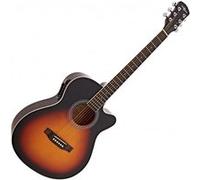 Guitare Électro-Acoustique à Pan Coupé par Gear4music, Sunburst Sunburst