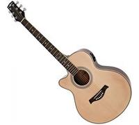 Guitare Électro-Acoustique à Pan Coupé pour Gaucher par Gear4music