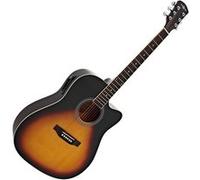 Guitare Électro-Acoustique Dreadnought Pan Coupé, Sunburst
