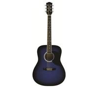 EKO music Ranger 6 Eq Guitare acoustique Dreadnought 6 cordes Noir, Bleu