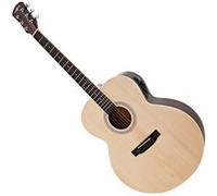 Guitare Électro-Acoustique Gaucher Jumbo par Gear4music, Natural