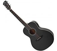 Guitare Électro-Acoustique Parlour Gaucher par Gear4music, Noir