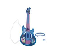Guitare électronique lumineuse avec lunettes et micro stitch bleu TU