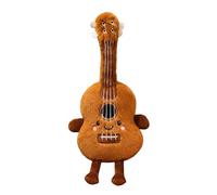 Guitare en Peluche Jouet,Jouet Musical Enfant Doux et Câlin | Décoration Bureau Mignonne, Réaliste pour Ados et Adultes