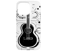 Guitare Esquisse Guitariste Leçons de Musique Coque pour iPhone 15 Pro Max