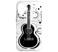 Guitare Esquisse Guitariste Leçons de Musique Coque pour iPhone 16