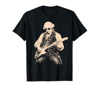 Guitare et Lunettes de Soleil rétro drôles George Washington T-Shirt