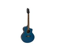 Guitare Folk - DIMAVERY - STW-50 - Bleu Electro - Adulte - Acoustique