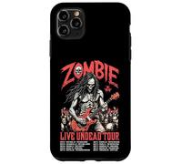 Guitare Guitariste Zombie Squelette Live Undead Halloween Music Coque pour iPhone 11 Pro Max
