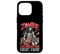 Guitare Guitariste Zombie Squelette Live Undead Halloween Music Coque pour iPhone 16 Pro