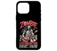 Guitare Guitariste Zombie Squelette Live Undead Halloween Music Coque pour iPhone 16 Pro Max