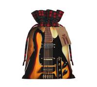 Guitare Instrumentale Mode Imprimé Petit Cordon Sac de Rangement Léger et Beau pour Divers Festivals