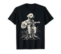 Guitare maltaise Jouant de la Guitare Folklorique médiévale T-Shirt