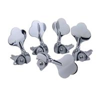 Guitare Mécaniques Boutons Accordeurs De Basse Électrique À Cadre Ouvert Têtes Machine Clés Réglage Du Rapport Vitesse Chrome(3R2L)
