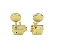 Guitare Mécaniques Boutons Chevilles De Réglage Semi Fermées Pour Guitare Électrique 6R Accessoires Avec Arbre D'accord Cassé(Gold)