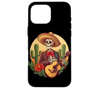 Guitare Mexicaine Sombrero Coque pour iPhone 16 Pro Max