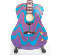 Guitare miniature acoustique psychédélic John L. Beetles, 25cm
