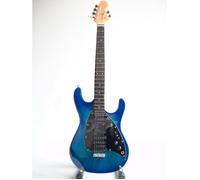 Guitare miniature de collection - Music Man - Réplique Music Man De Steve Morse - Format 1/4 - 25 cm - 6 cordes