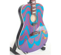 Guitare miniature de collection psychédélic John Lennon Beatles