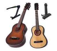 Guitare Miniature | Décoration en Bois Mini Instrument Mignon,Décorations De Guitare en Bois - pour La Maison Le Foyer La Chambre À Coucher Le Salon Le Bureau La Table en Intérieur La Fête Les