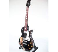 Guitare Miniature Hommage Johnny Hallyday… 24 cm avec son chevalet
