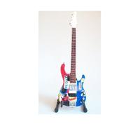 Guitare miniature - RED HOT - Rouge - 25 cm - Fait à la main
